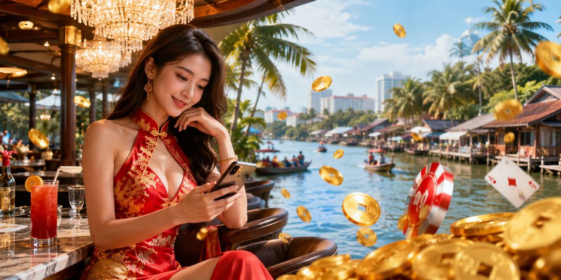 Không gian trò chơi bài tại miền Tây gợi bối cảnh thanh toán VND