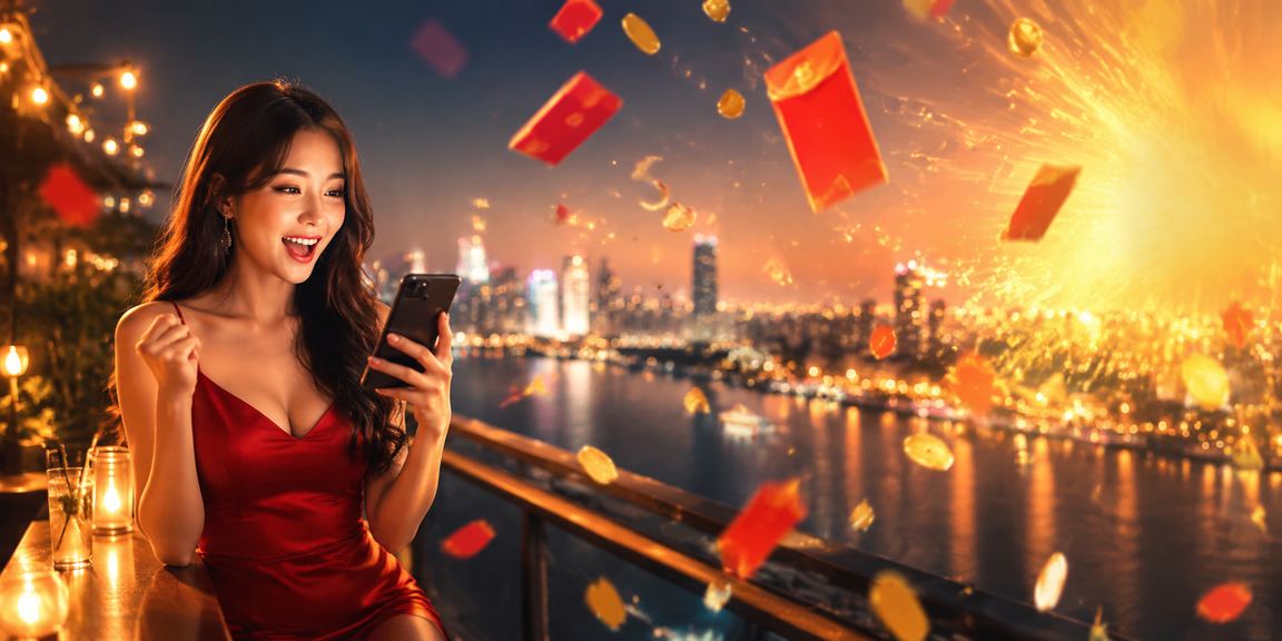 Không khí chợ đêm Sài Gòn với phong bao đỏ gợi hoạt động theo mùa
